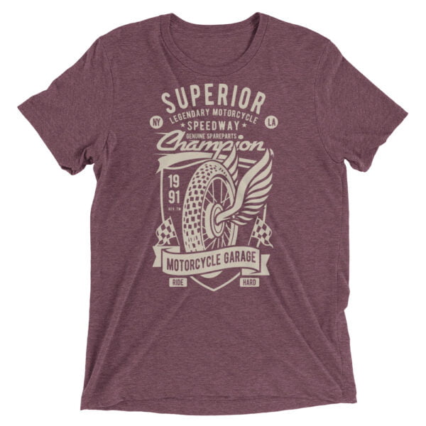 Unisex Tri Blend T Shirt Maroon Triblend Front 6549a4eacd47f.jpg