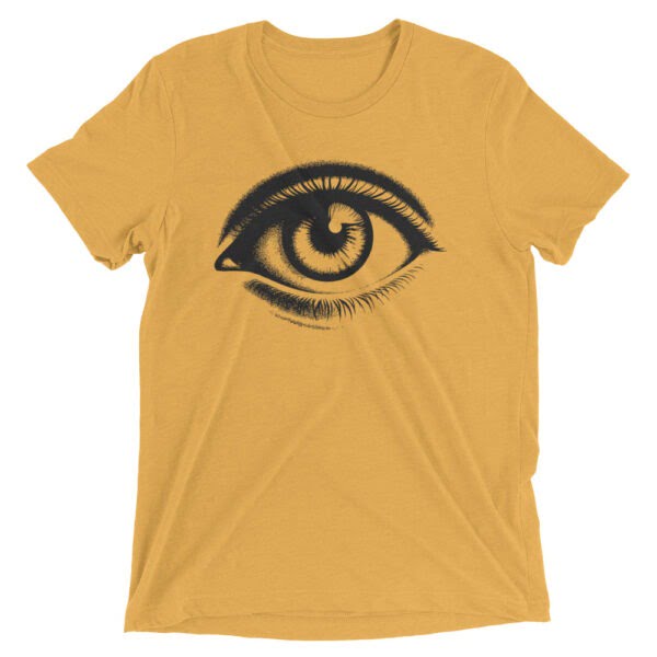 Unisex Tri Blend T Shirt Mustard Triblend Front 6551b7b1d9512.jpg