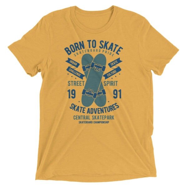 Unisex Tri Blend T Shirt Mustard Triblend Front 656522302e6a7.jpg