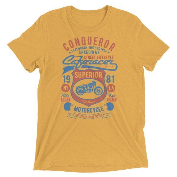 Unisex Tri Blend T Shirt Mustard Triblend Front 6567708e714d0.jpg